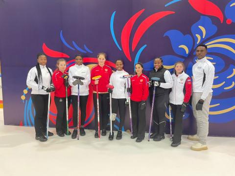 Nigeria home-based female curlers participate in the International Women's Curling classic